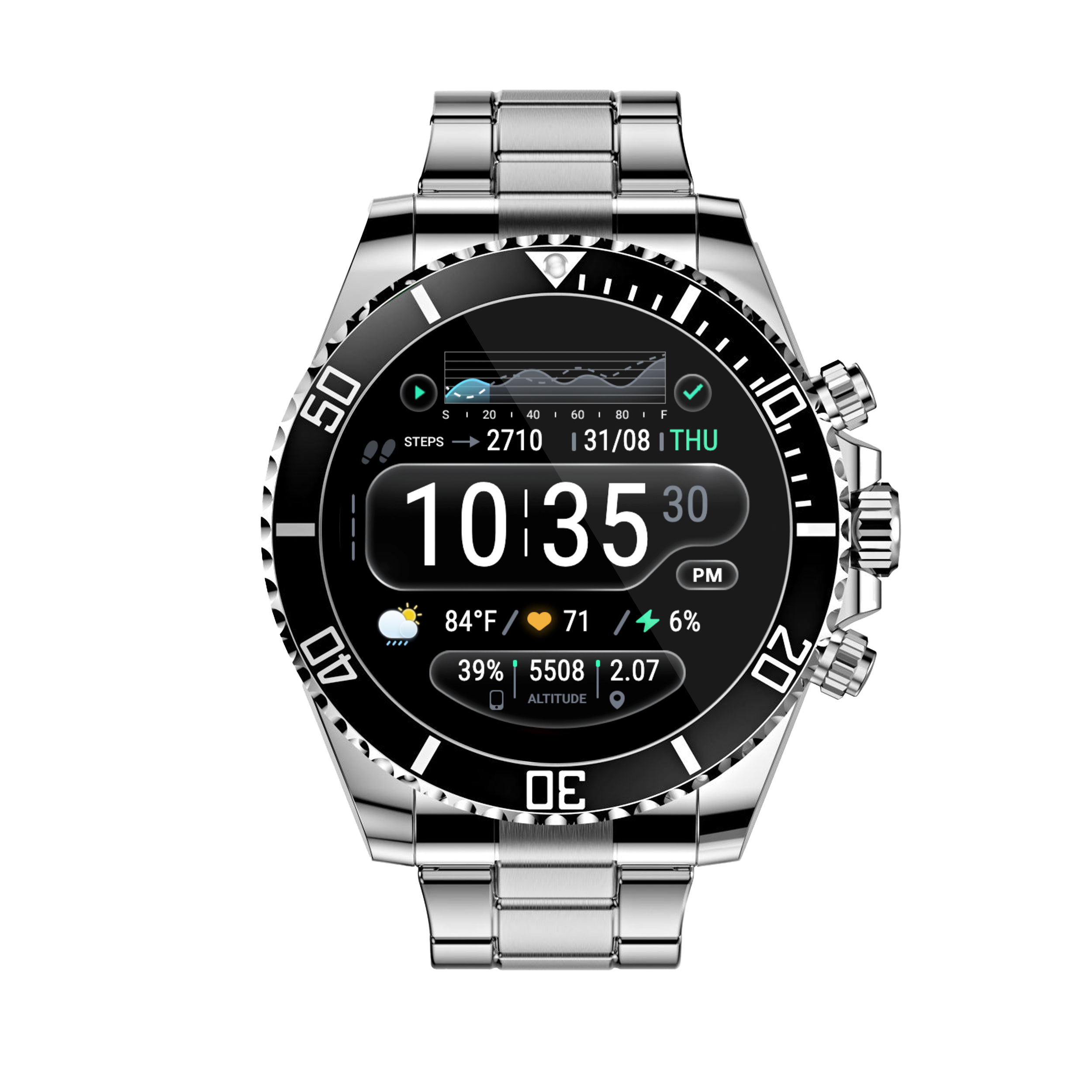 GA-2000 50mm - Waterproof 10Atm - GA051